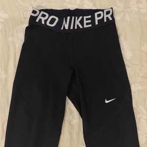 Nike Pro Kids Black Leggings